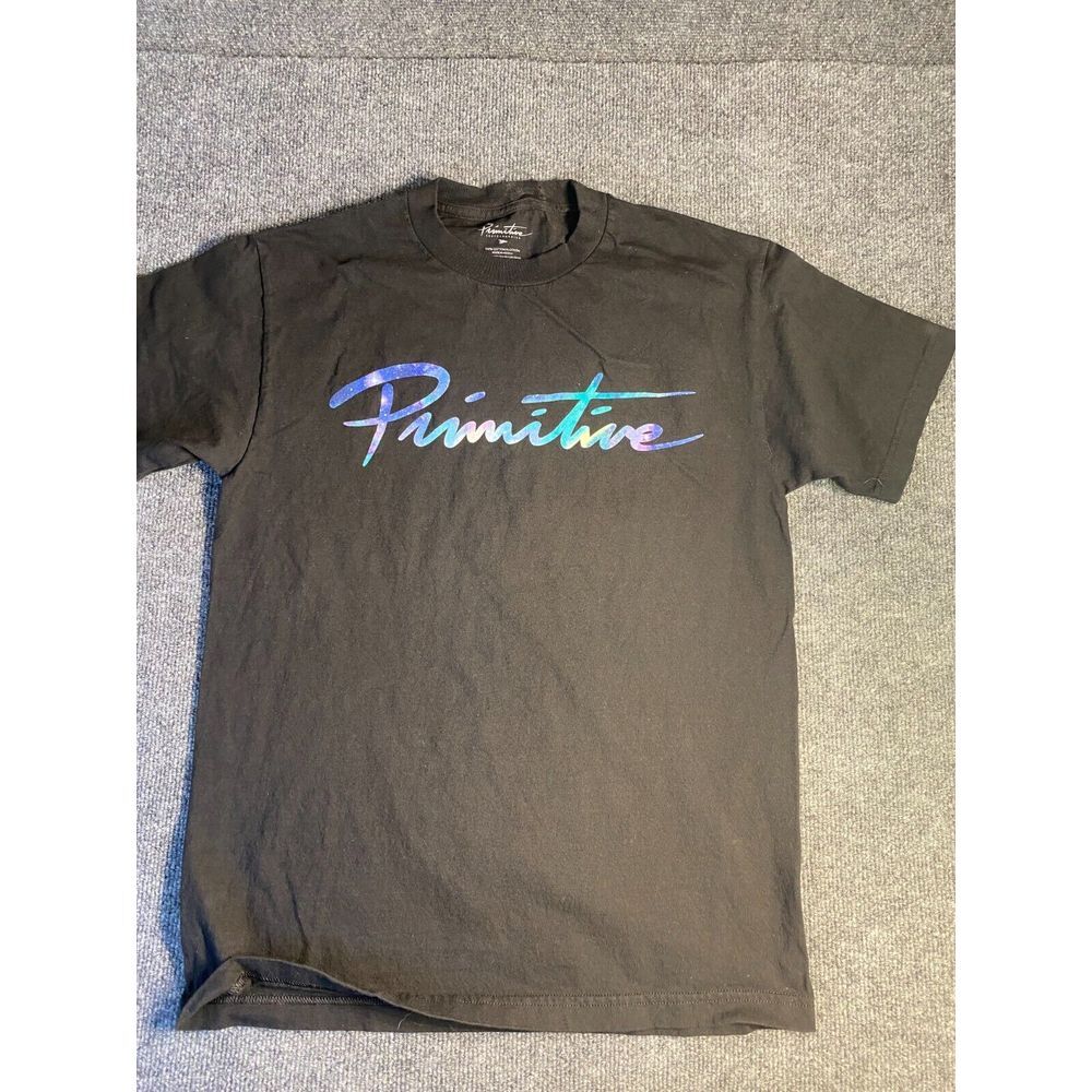 Primitive Skateboarding Tee Shirt Mens‎ Medium Black Cotton Crew Neck Pullover